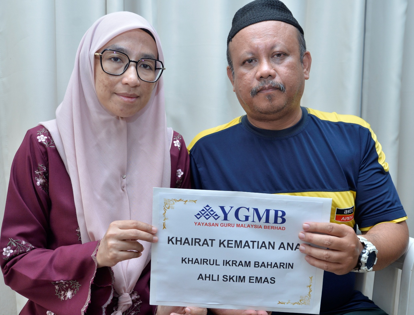 PEMERGIAN DUA ANAK GURU, YGMB HULUR MANFAAT KHAIRAT KEMATIAN